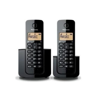 TELEFONO UNILINEAL PANASONIC KXTGB112MEB NEGRO LCD