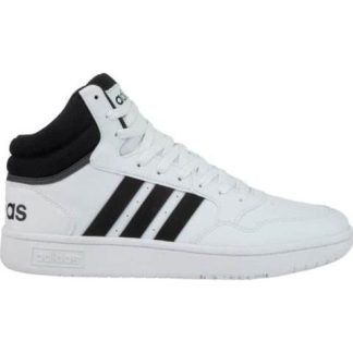 TENIS BOTA HOOPS 3.0 MID BLANCO/NEGRO ADIDAS