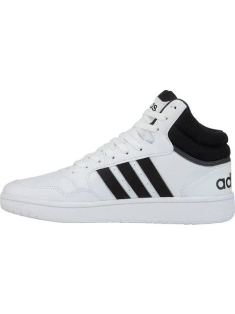 TENIS BOTA HOOPS 3.0 MID BLANCO/NEGRO ADIDAS - Image 5
