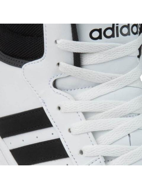 TENIS BOTA HOOPS 3.0 MID BLANCO/NEGRO ADIDAS - Image 6
