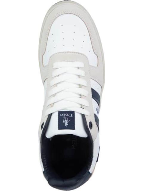 TENIS CASUAL BICOLOR FRANJAS BEIGE HPC POLO - Image 3