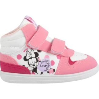 TENIS CASUAL BOTA CONTACTEL ESTAMPADO ROSA MINNIE