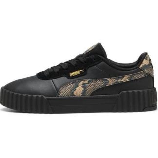 TENIS CASUAL CARINA 3.0 SNAKE CHIC NEGRO PUMA