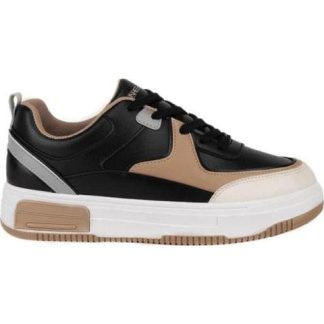 TENIS CASUAL CLASICO FRANJAS NEGRO NEXT CO