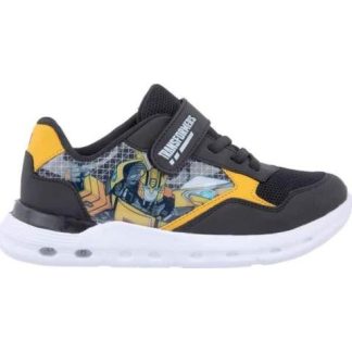 TENIS CASUAL CON LUCES NEGRO TRANSFORMERS