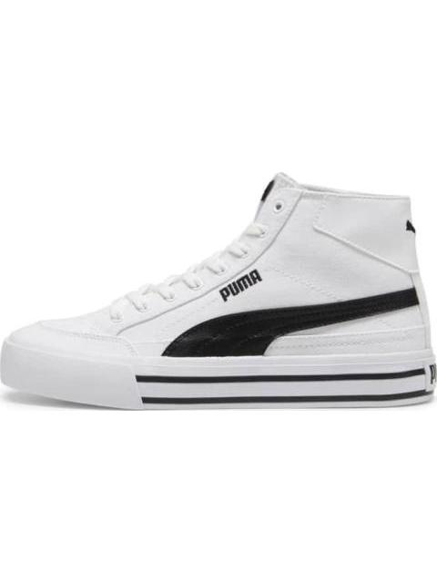 TENIS CASUAL COURT CLASSIC VULC MID FS BLANCO/NEGRO PUMA
