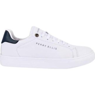 TENIS CASUAL ESCOLAR BLANCO PERRY ELLIS