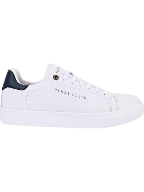TENIS CASUAL ESCOLAR BLANCO PERRY ELLIS