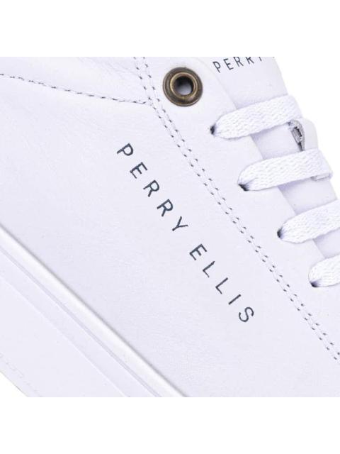 TENIS CASUAL ESCOLAR BLANCO PERRY ELLIS - Image 6