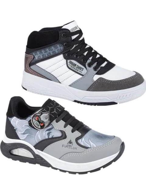 TENIS CASUAL KIT 2 PARES MULTICOLOR URBAN SHOES