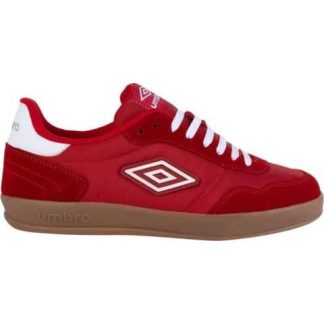 TENIS CASUAL LONA DETALLE LATERAL ROJO UMBRO