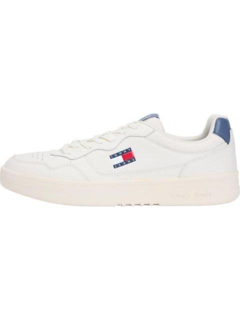 TENIS CASUAL (NEW)TJM CUPSOLE LEATHER ESS BEIGE TOMMY HILFIGER