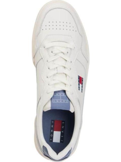 TENIS CASUAL (NEW)TJM CUPSOLE LEATHER ESS BEIGE TOMMY HILFIGER - Image 3