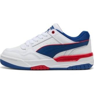 TENIS CASUAL PUMA REBOUND V6 LO JR BLANCO PUMA