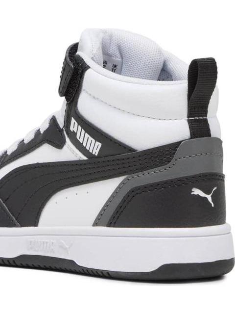 TENIS CASUAL REBOUND V6 MID AC PS BLANCO/NEGRO PUMA - Image 6