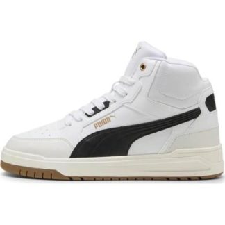 TENIS CASUAL SHUFFLE DOWNTOWN MID BLANCO/NEGRO PUMA