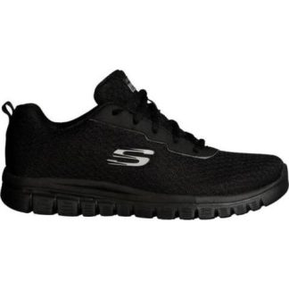 TENIS CASUAL SPORT NEGRO SKECHERS1