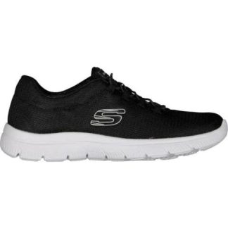TENIS CASUAL SUMMITS BLANCO/NEGRO SKECHERS1