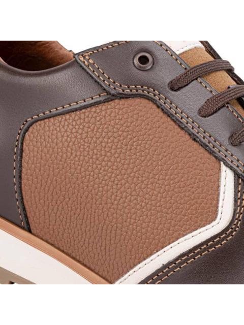 TENIS CASUAL TIPO PIEL CAFE KAFE - Image 6
