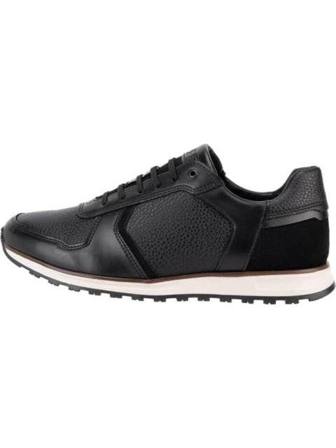 TENIS CASUAL TIPO PIEL NEGRO KAFE - Image 5