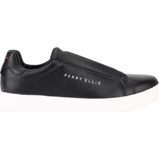 TENIS CASUAL URBANO CAJA CHOCLO NEGRO PERRY ELLIS