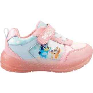 TENIS CASUAL URBANO CHOCLO BLUEY LUCES ROSA BLUEY
