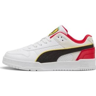 TENIS CASUAL URBANO FERRARI RBD GAME LOW JR BLANCO/NEGRO PUMA
