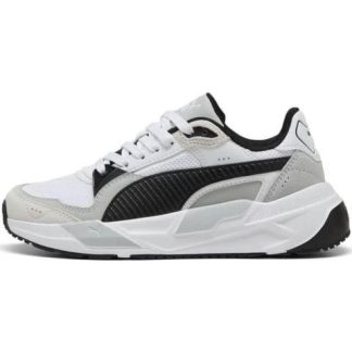 TENIS CASUAL URBANO TRINITY 2 JR BLANCO/NEGRO PUMA