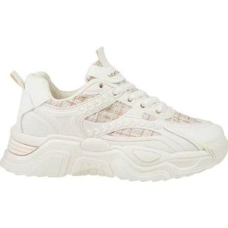 TENIS CHUNKY TARTAN CASUAL TEXTURA BEIGE NEXT CO