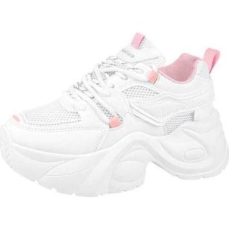 TENIS CHUNKY TORNASOL TRACK MULTIAGUJETA BLANCO NEXT CO
