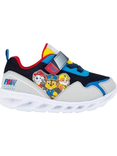 TENIS CON LUCES AZUL MARINO PAW PATROL