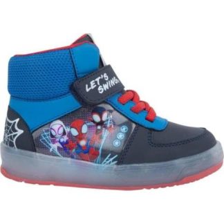 TENIS CON LUCES AZUL MARINO SPIDERMAN