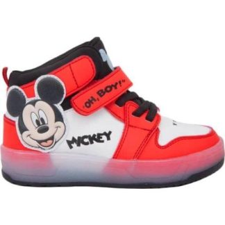 TENIS CON LUCES BLANCO MICKEY MOUSE