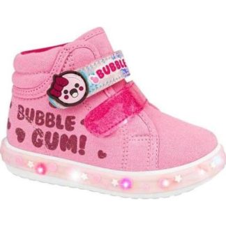 TENIS CON LUCES ROSA BUBBLE GUMMERS