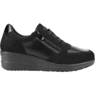 TENIS CON PLATAFORMA NEGRO SHOSH