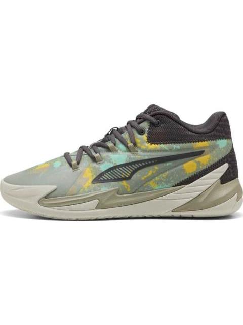 TENIS DE BASKETBALL DAGGER POINTS IN THE PAINT VERDE PUMA