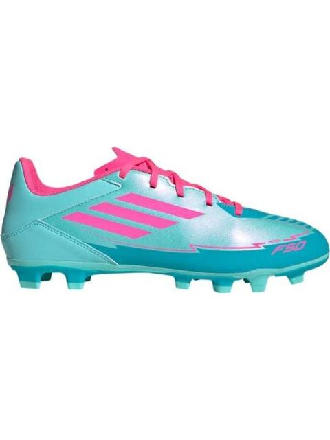 TENIS DE FUTBOL F50 CLUB FG MG MESSI AZUL TURQUESA ADIDAS