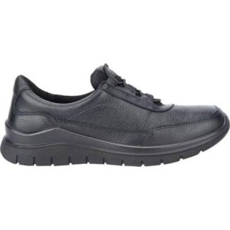 TENIS DE PIEL NEGRO FLEXI
