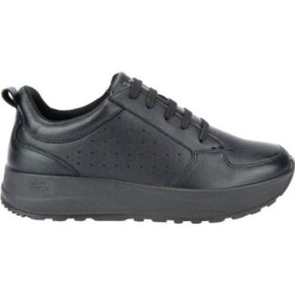 TENIS DE PIEL NEGRO FLEXI