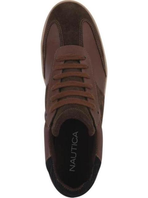 TENIS DE PIEL ROJO LADRILLO NAUTICA - Image 3