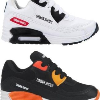 TENIS KIT ESCOLAR BLANCO/NEGRO URBAN SHOES