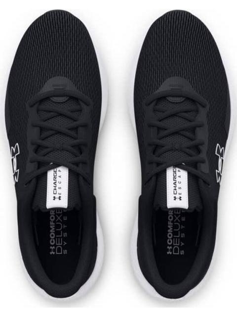 TENIS PARA CORRER UA CHARGED ESCAPE 4 NM BLANCO/NEGRO UNDER ARMOUR MEXICO - Image 3