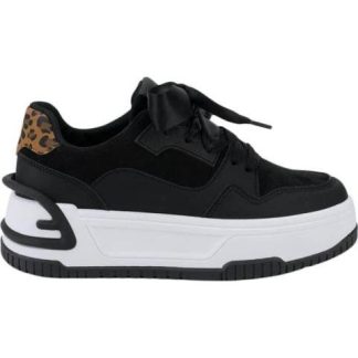 TENIS PLATAFORMA ANIMAL PRINT NEGRO NEXT CO