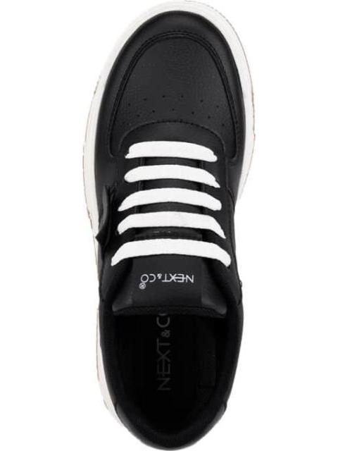 TENIS PLATAFORMA CLASICO BICOLOR NEGRO NEXT CO - Image 3