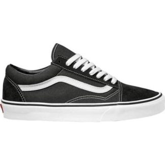 TENIS SKATE OLD SKOOL NEGRO VANS LATINO
