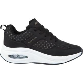 TENIS URBANO CAMINAR VALVULA DE AIRE NEGRO NEXT CO