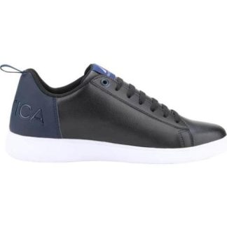 TENIS URBANO CASUAL AGUJETA NEGRO NAUTICA