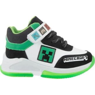 TENIS URBANO CASUAL BOTA CONTACTEL AGUJETA MINECRAFT NEGRO MINECRAFT