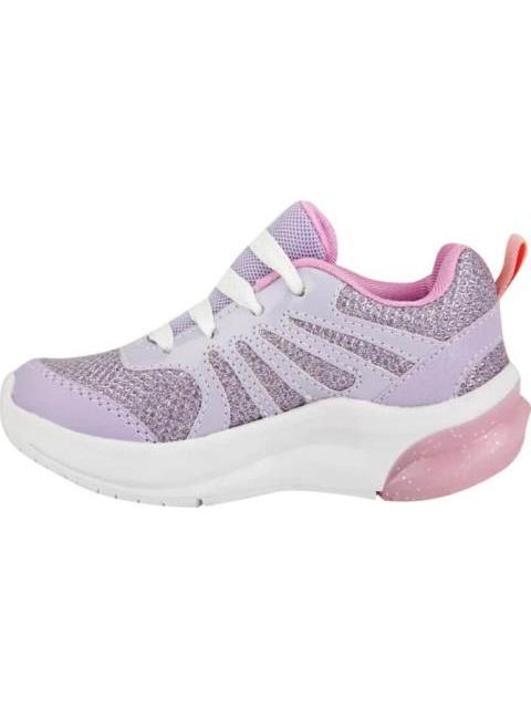 TENIS URBANO CASUAL CHOCLO AGUJETAS UNICORNIO LUCES LILA URBAN SHOES - Image 5