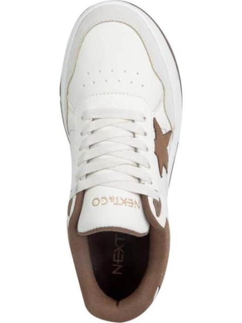 TENIS URBANO CHOCLO ESTRELLA PLATAFORMA CHUNKY BEIGE NEXT CO - Image 3